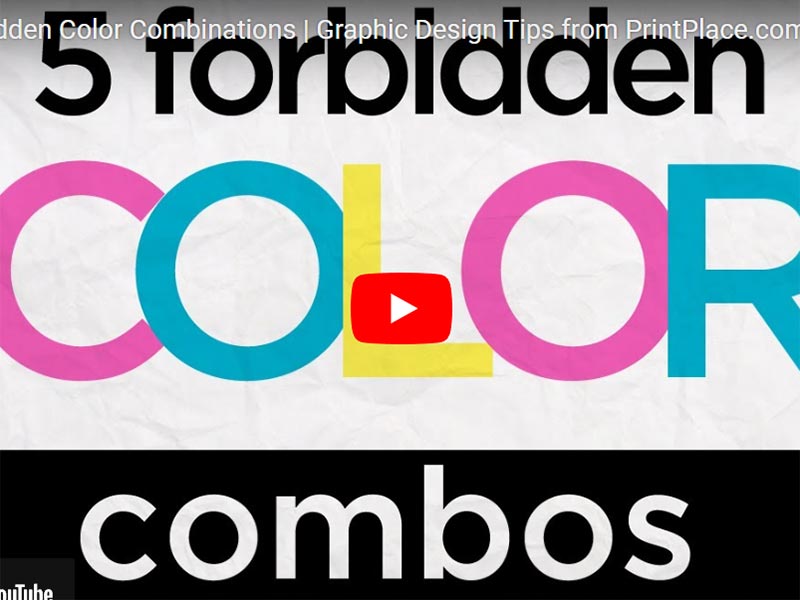 Color Combinations to Avoid