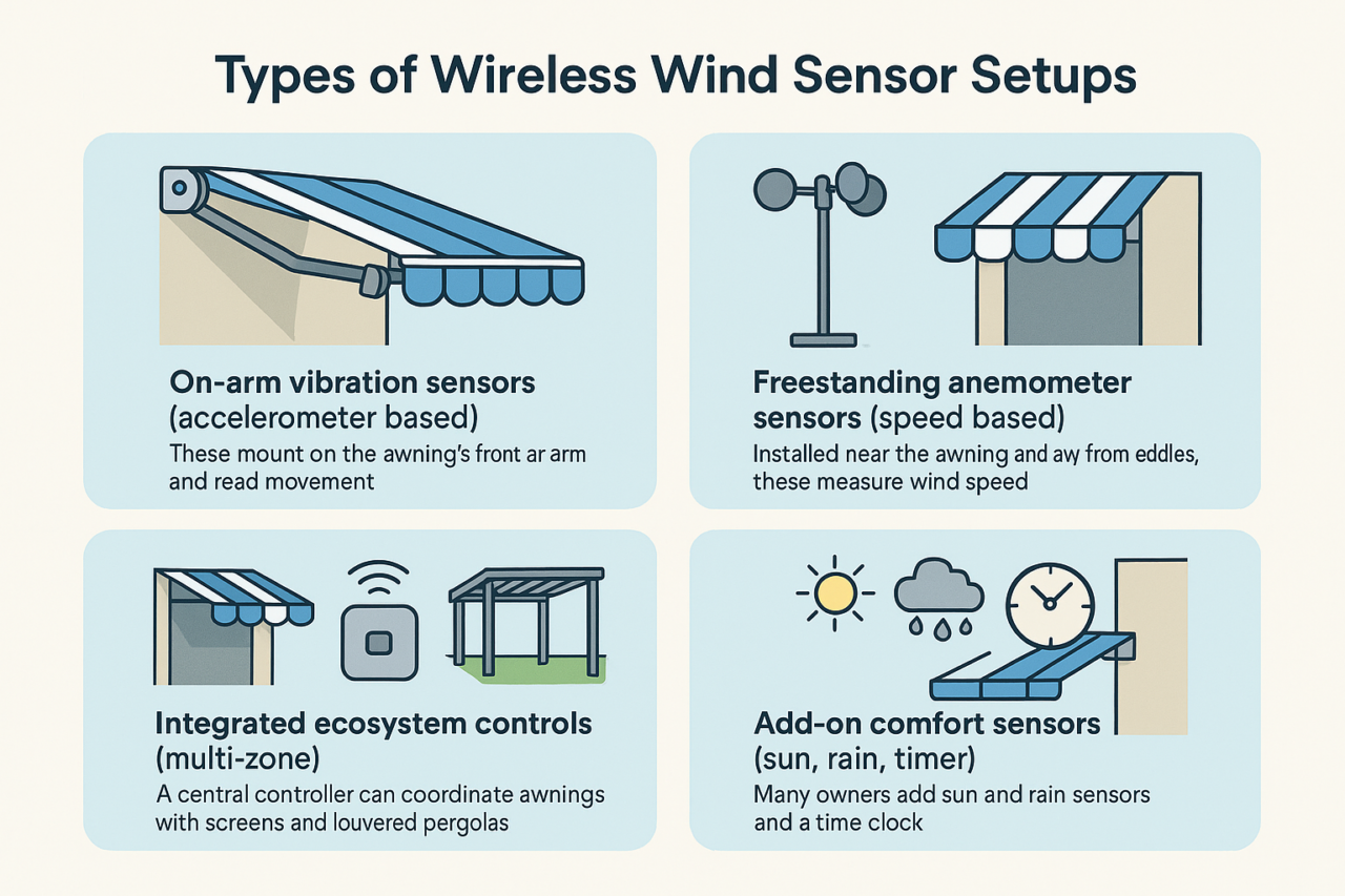 Wind Sensor In Building What is a wireless wind sensor for retractable awnings? - Capitol Awning