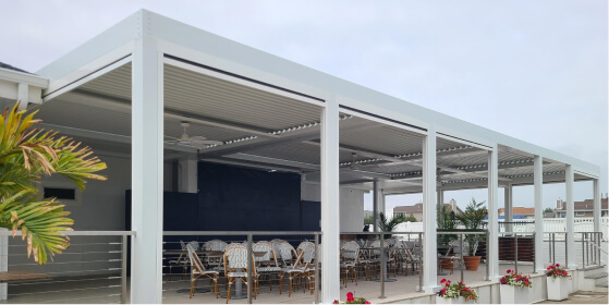 Motorized StruXure Pergolas